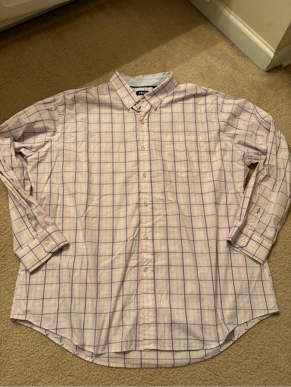 Men's 2XL Izod l/s dress shirt